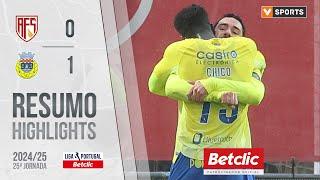 Resumo: AVS 0-1 Arouca (Liga 24/25 #25)