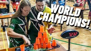 I'M A WORLD CHAMPION! (World Sport Stacking Championships, doubles)