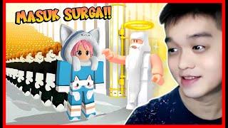 ATUN & MOMON NGANTRI MASUK SURGA DENGAN SUNGAI SUSU !! Feat @sapipurba Roblox