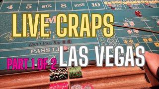 Early craps session at Bellagio (Part 1 of 2) #craps #vegas #vegasdaytripper #Bellagio