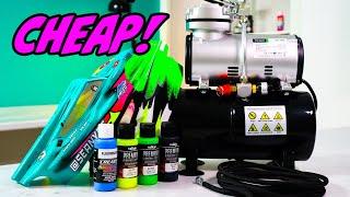 I Bought The Cheapest RC Airbrushing Compressor.. WOW!  Fengda FD-186 Body Shell