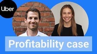 Profitability consulting case interview: Self driving Uber (w/ Bain and McKinsey Consultants)