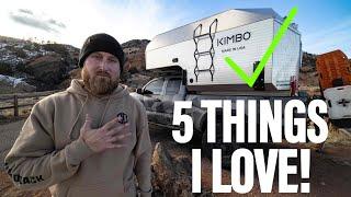 5 THINGS I LOVE ABOUT THE KIMBO CAMPER!