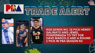 PBA TRADE ALERT | Rain or Shine and TNT swap frontcourt players