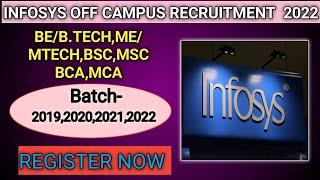 Infosys Recruitment 2022 | Infosys Off Campus Drive 2022 | Infosys Hiring 2020 2021 2022 batch fresh