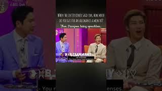 Namjoon being speechless #namjoon#rm#rapmonster#leader#bts#jimin#allowance#month#funnyshorts#shorts