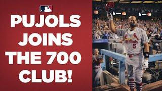 HISTORY! Albert Pujols becomes just the FOURTH member of the 700 home run club!!