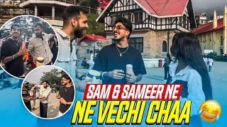 SAM ND SAMEER BNE CHAA WALA  | PAPA NE DITA CHALLENGE | MR MRS NARULA