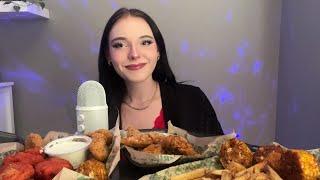 ASMR | My First Time Trying Wingstop! | Eating Sounds