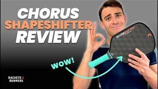 This is a VERY impressive paddle!! Chorus Shapeshifter Pickleball Paddle Review | Rackets & Runners