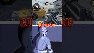 CODM now vs then | CODM 2019 VS 2025 #shorts