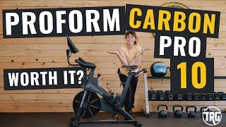 ProForm Carbon Pro10 Studio Bike Review | Sweat Tested