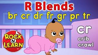 Beginning Consonant Blends with R | Learn to Read: br, cr, dr, fr, gr, pr, tr | Rock ’N Learn