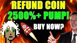 REFUND COIN ANOTHER 1000 CRYPTO! REFUNDCOIN PRICE PREDICTION & ANALYSIS - RFD COIN EXPLODING!