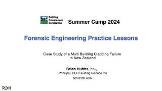 Forensic Engineering Of Building Enclosures and Facades (Brian Hubbs 2024)