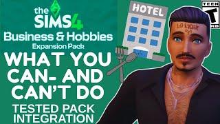 What Sims 4 Packs Work With Businesses & Hobbies Expansion?