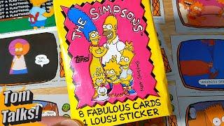 The Simpsons 1990 Topps Trading Card - Pack Opening #1