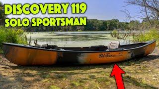 River Fishing Adventure In The Old Town Discovery 119 Solo Sportsman