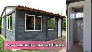 Interlock Bricks House Model | Low Cost House Interlock Bricks