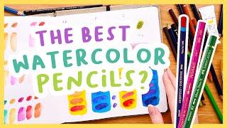 Comparing and testing watercolor pencils! How to use them & which is best?! 