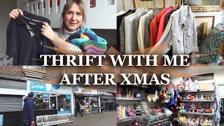 THRIFT WITH ME AFTER CHRISTMAS | UK CHARITY SHOPS HAUL | ALINA GHOST