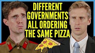 Different Governments all Ordering the Same Pizza