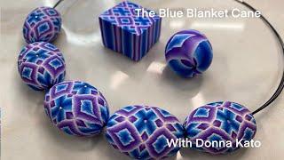 A Polymer Clay Studio Session: Blue Blanket Beads