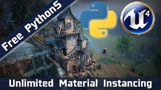 #UnrealEngine Python Scripts - 1 - Unlimited Material Instancing