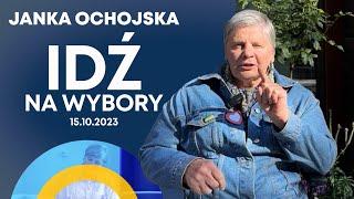 Janka Ochojska: Zaproszenie na wybory, 11.10.2023