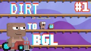 OUR FIRST FARM! | Dirt to BGL #1 (Growtopia)