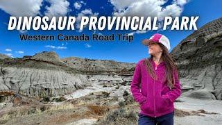 Dinosaur Provincial Park Alberta, Canada - Western Canada Road Trip with Kids Part 2