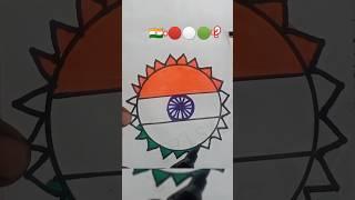 beautiful India flag  #creative #india #republicday #shorts