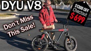 DYU V8, Fat Tire, 750W, Electric Bike