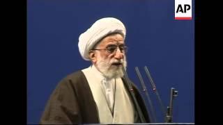 Senior cleric at Tehran University on nuclear issue at Friday prayers