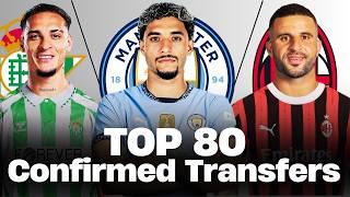  TOP 80 CONFIRMED JANUARY TRANSFERS 2025!  FT. Antony, Walker, Marmoush...