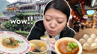 STREET FOOD at most magical place in TAIWAN! JIUFEN FOOD TOUR (Spirited Away Town)