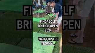 Footage from the Fingagolf British Open. Is this the worst trophy in sport?