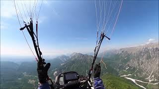 2022-05-19: Paragliding am Stol, Slowenien (85 km Flug)