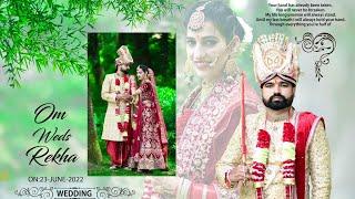 Wedding Highlight 2022 || Sweet Couple || Om + Rekha ||7018470577 Raj Creation Photography