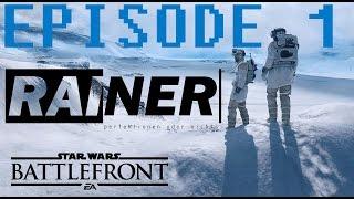 STAR WARS Battlefront - RAINER plays episode 1 - 4K 60FPS upscale