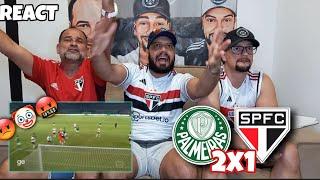 REACT PALMEIRAS 2X1 SÃO PAULO - PERDER COM GOL AOS 56' É SACANAGEM