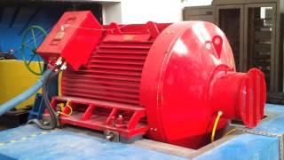 Run-up of large (1100kW, 500rpm) Line Start Permanent Magnet Synchronous Motor