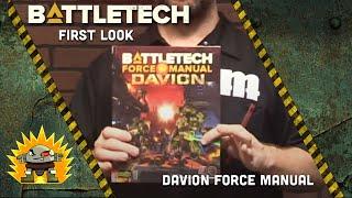 Battletech: Davion Force Manual - First Look