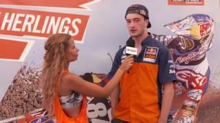 Pit Chat with Jeffrey Herlings MXGP of The Netherlands - Assen 2016 - MXGPTV