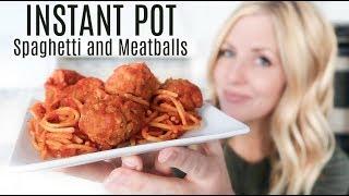 EASY Instant Pot Spaghetti and Meatballs - Dump and Go Recipe