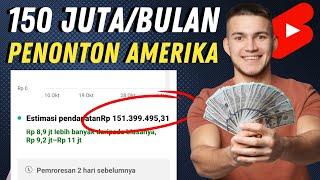 150 JUTA/BULAN‼️Perbedaan Gaji YouTube Target Penonton Luar Negeri dan Indonesia