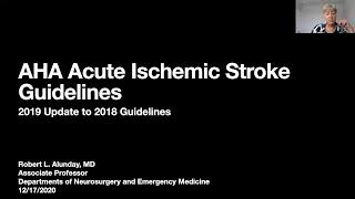 2021 Stroke Educational Series- American Heart Association Acute Ischemic Stroke Guideline Updates