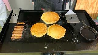 HOW TO MAKE PANCAKES ON THE BLACKSTONE GRIDDLE | BLACKSTONE GRIDDLE RECIPES