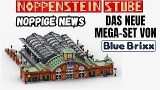 Blue Brixx kann es doch noch | Riesiger Modularer Hauptbahnhof mit Bahnsteig für Eisenbahn Fans