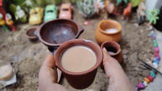 Miniature Tea | Coconut Shell Milk Tea Recipe | seher'scafe